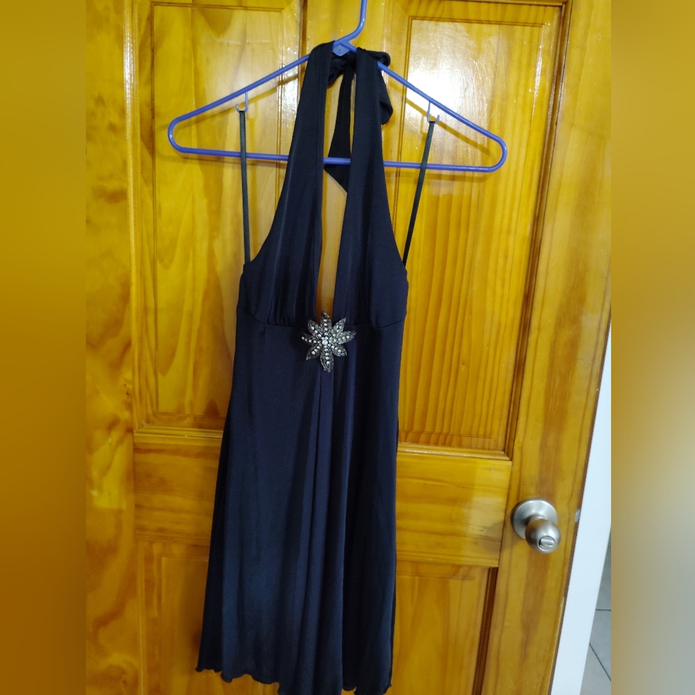 Rubbery ducky black dress, small
